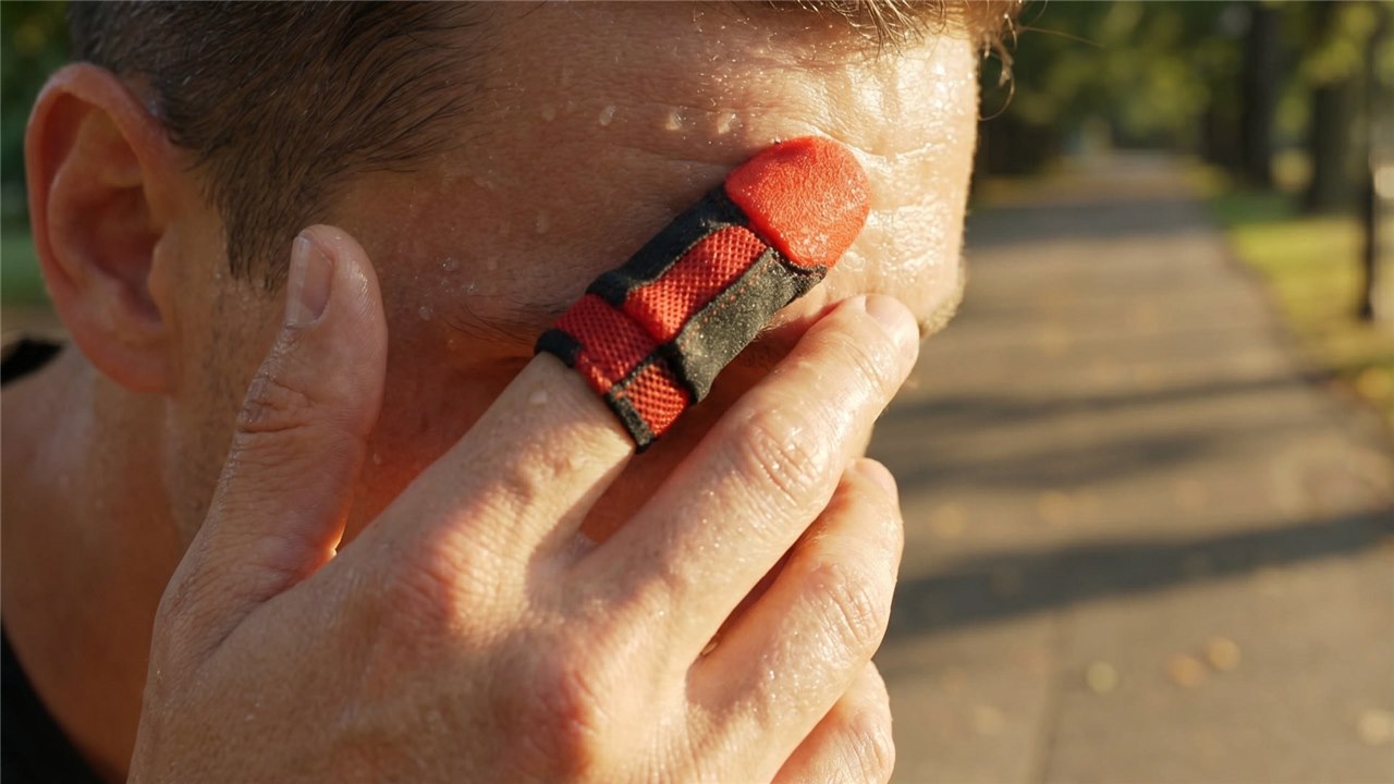 Sweat Swipe finger glove